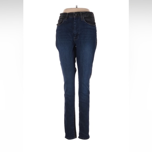 Frame Denim Denim - Frame Denim Two Toned Color Split Jeans